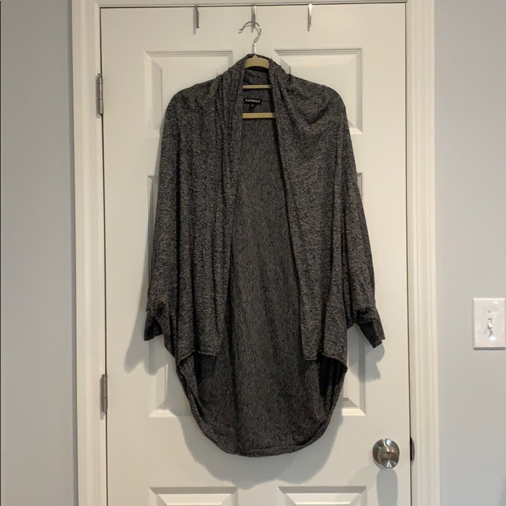 EXPRESS MARLED CIRCLE SHRUG